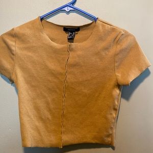 Forever 21 Brown Crop Top
